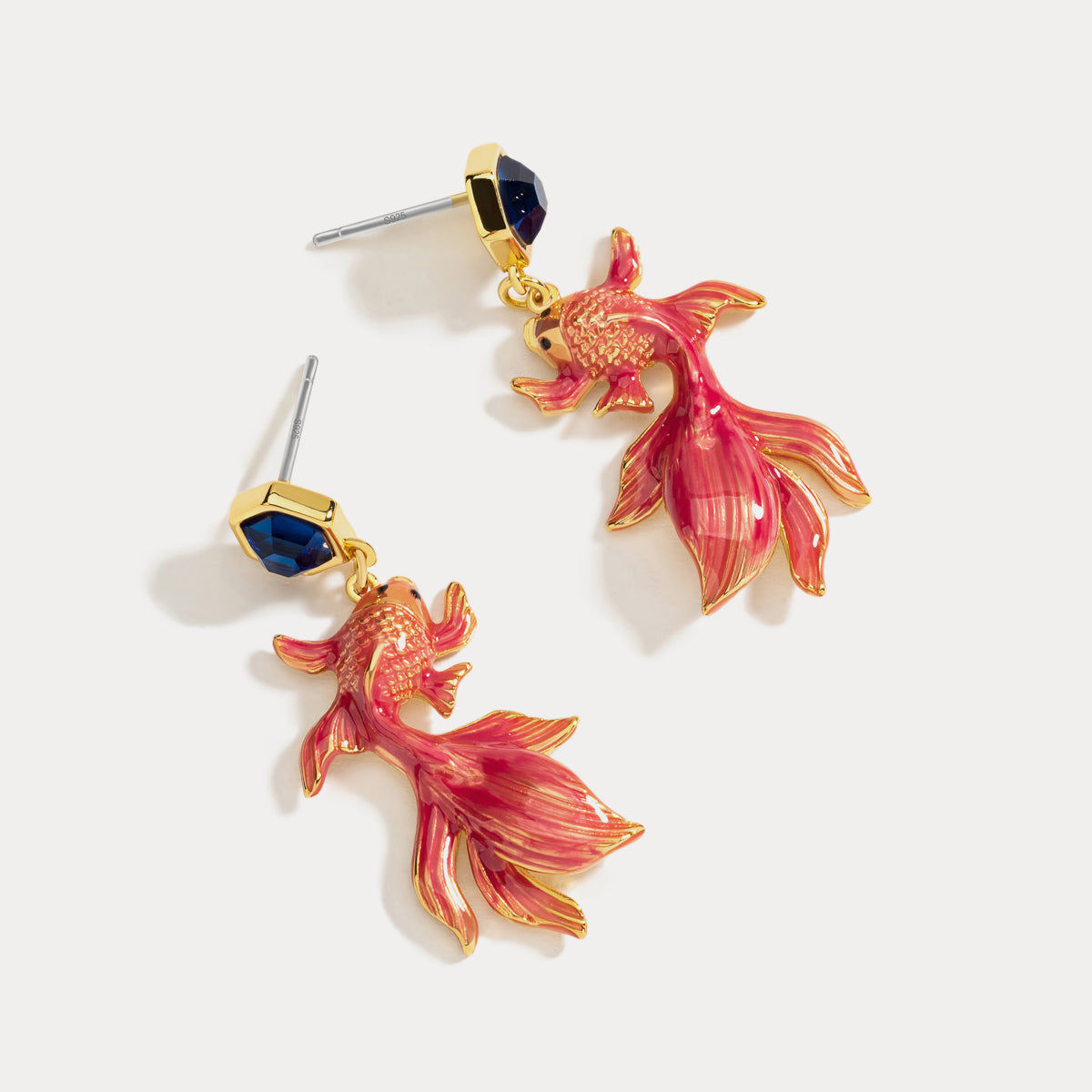 Lydia - Koi Dangle Earrings