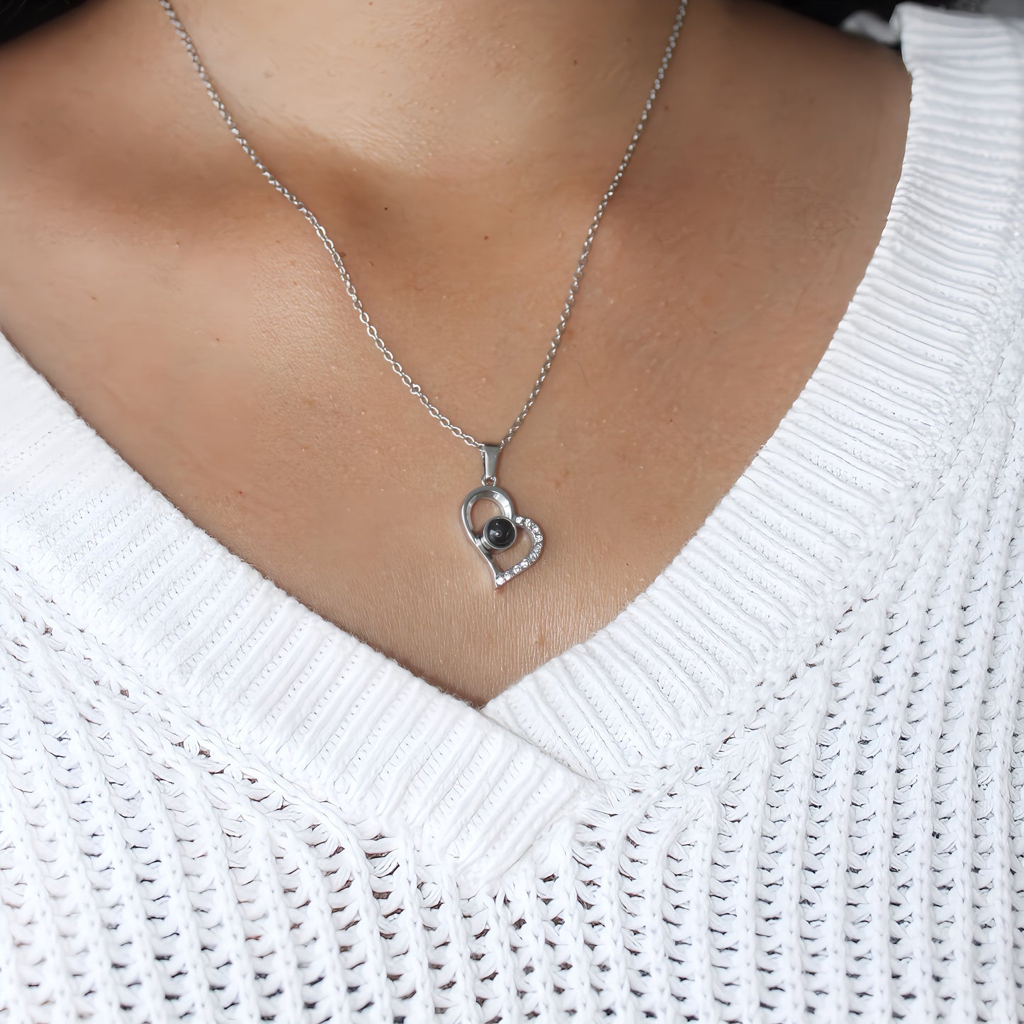 Heart Projection Necklace