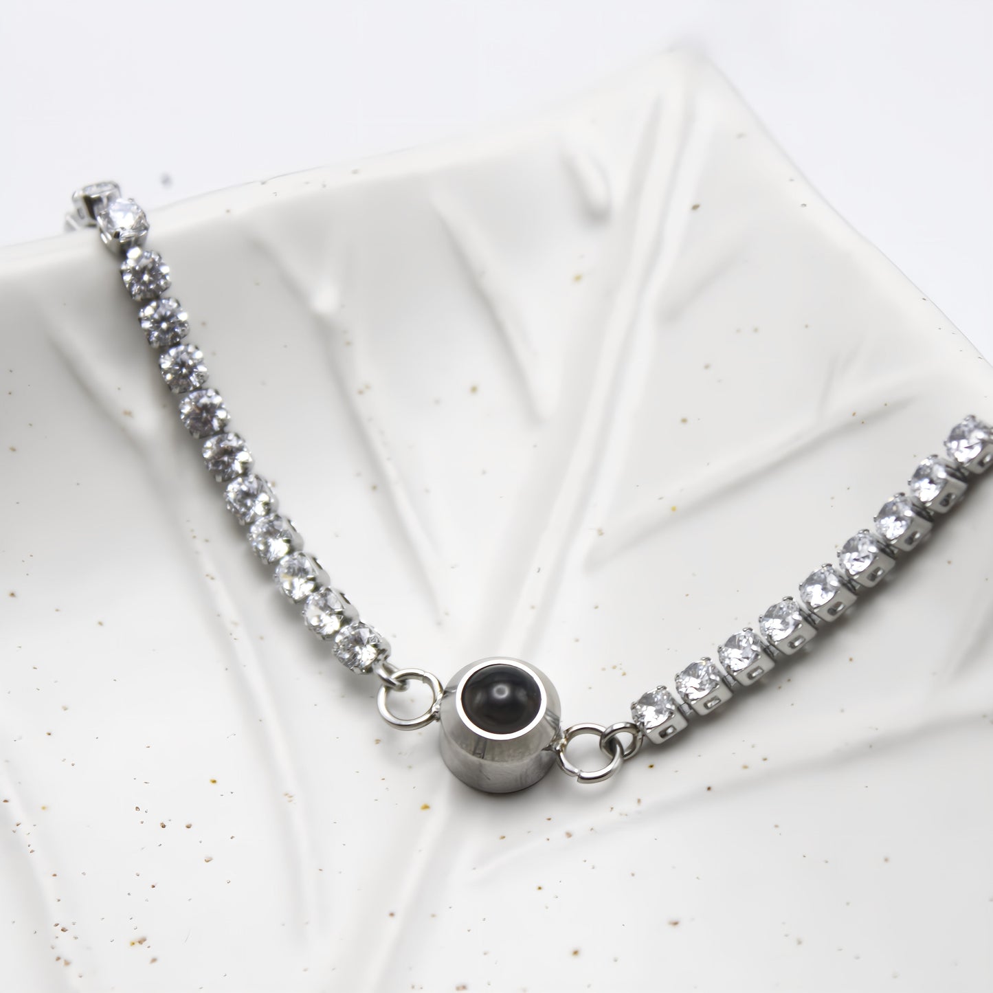 Premium Diamond Tennis Projection Bracelet