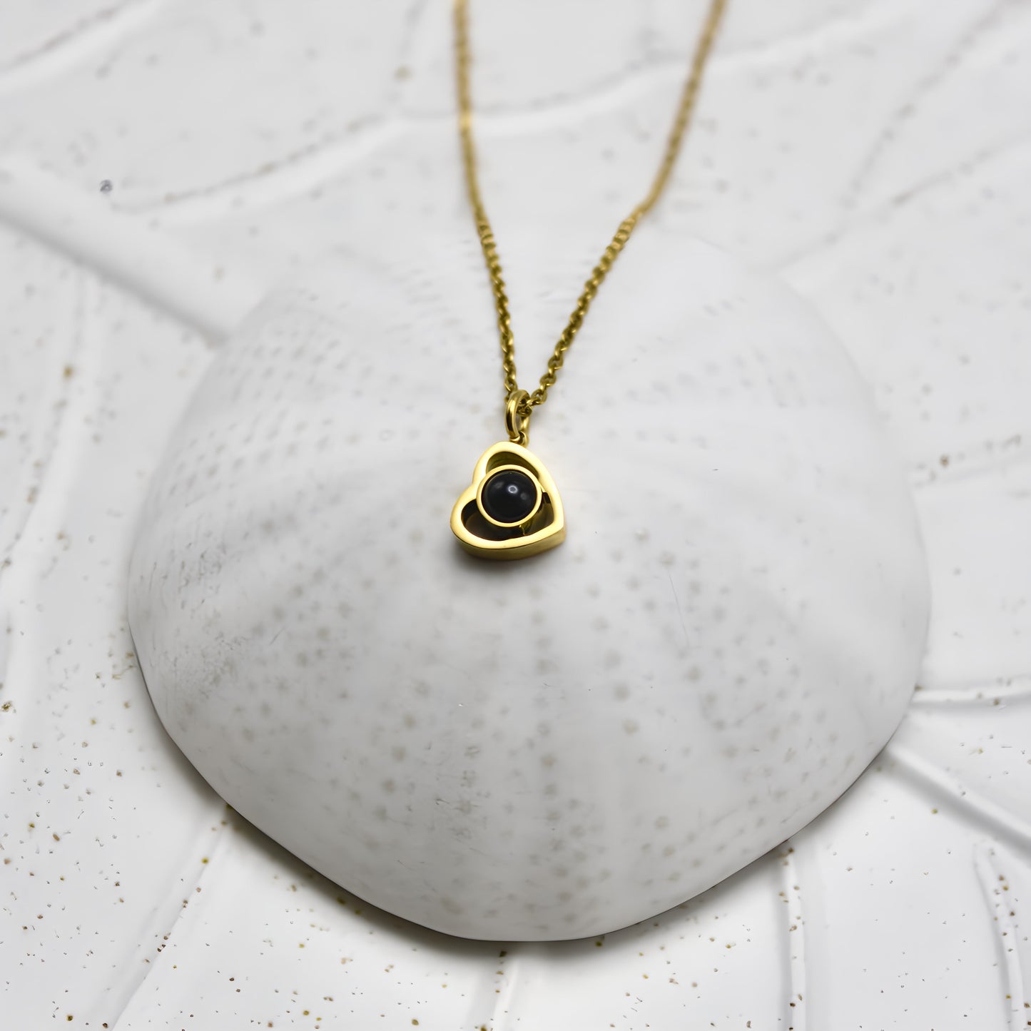 Mini Heart Projection Necklace