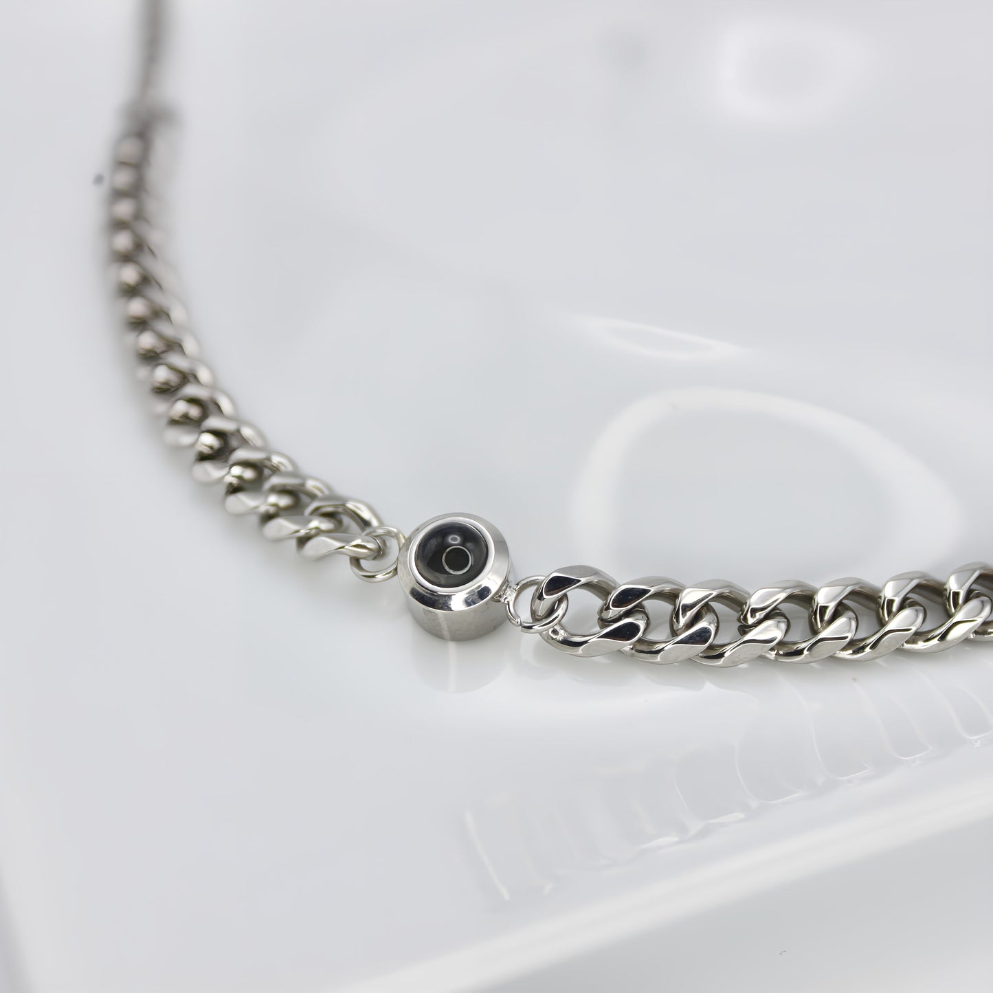 Men's Bold Cuban Projection Bracelet