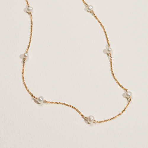 Isabella - Silver Ten Pearl Choker