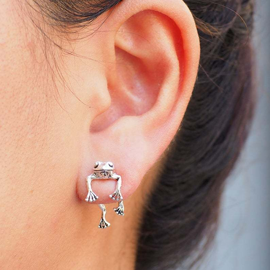 Cute Floating Freddie - Mini Frog Earrings