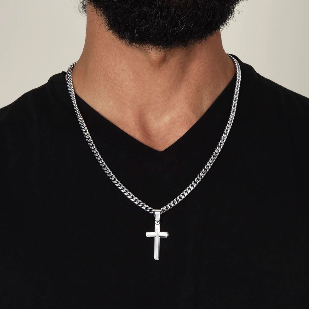 Stainless Steel Curb Chain Pendant