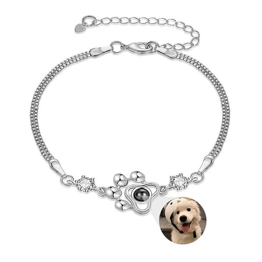 Calia - Personalised Paw Photo Bracelet