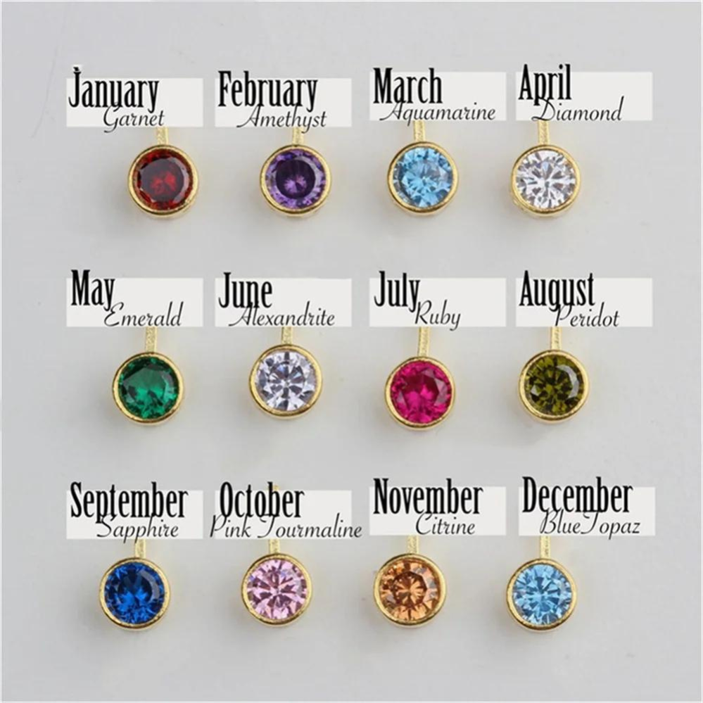 Birthday Flower Bracelet - Bracelet with Birthstone and Blossom