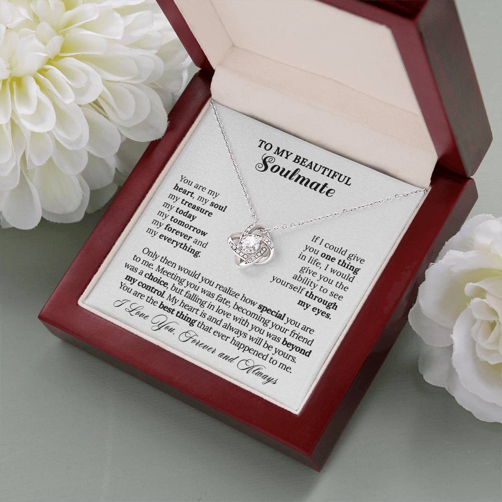 To My Soulmate - My Everything Necklace