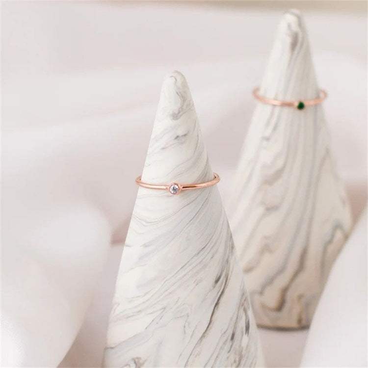 Briony - Birthstone Stacker Ring