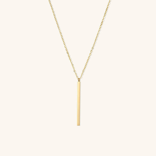 Nadine - Vertical Bar Necklace