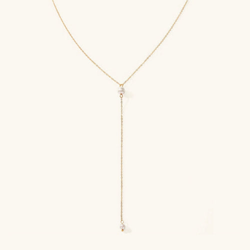 Beatrice - Pearl Tassel Necklace