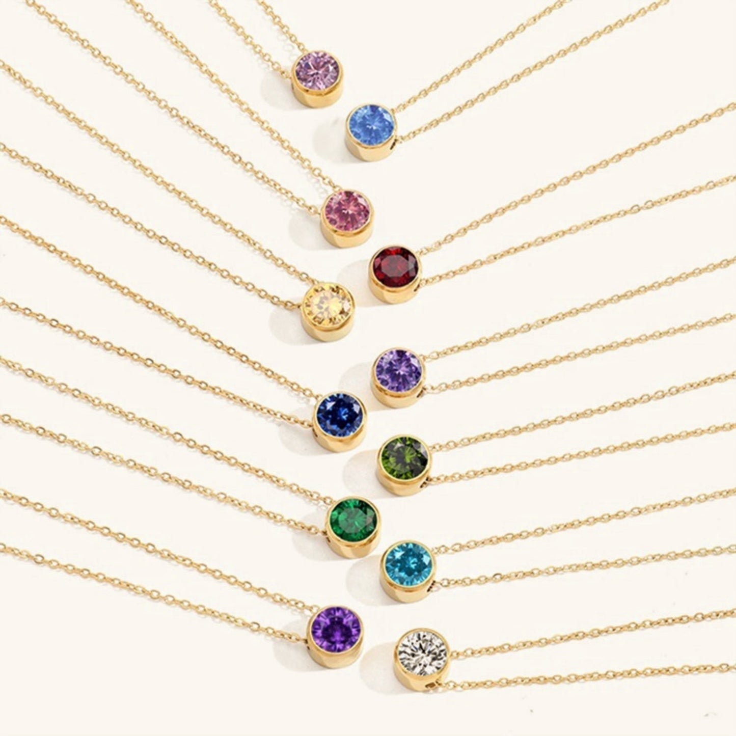 Giselle - Birthstone Necklace