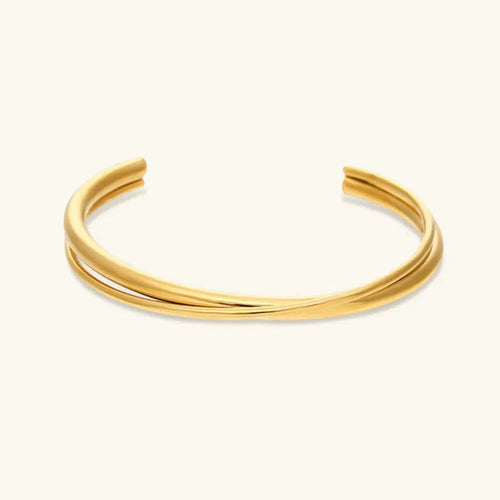 Lizzie - Layered Gold Bangle