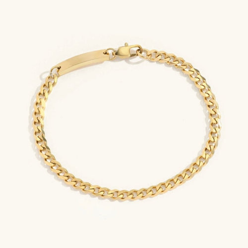 Rosemary - Bar Link Chain Bracelet