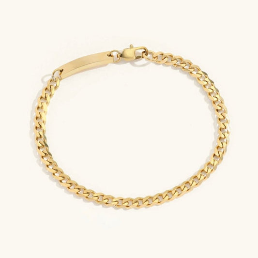 Rosemary - Bar Link Chain Bracelet