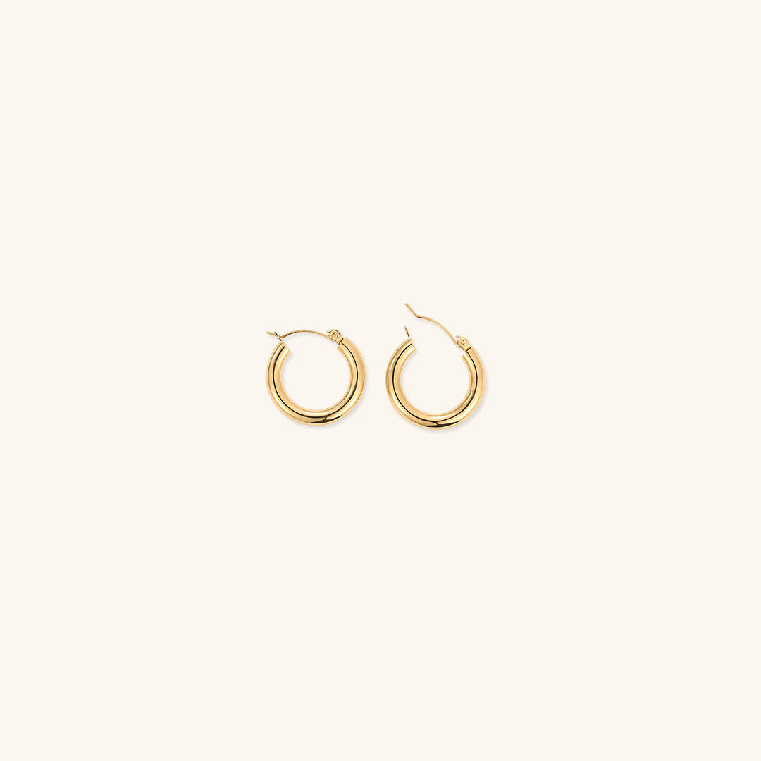 Eloise - Wide Round Hoops