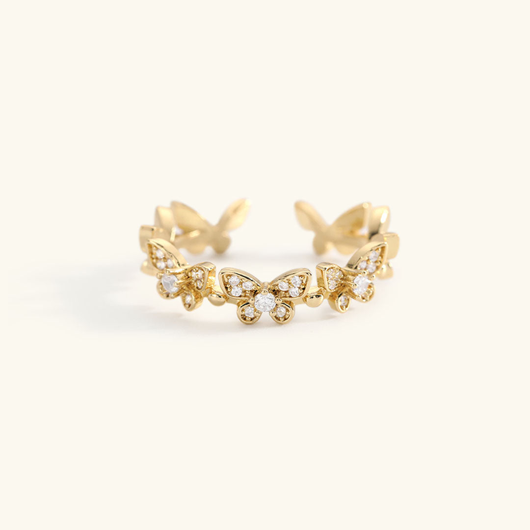 Elle - Butterfly Gold Ring