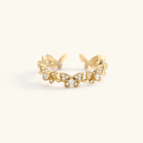 Elle - Butterfly Gold Ring