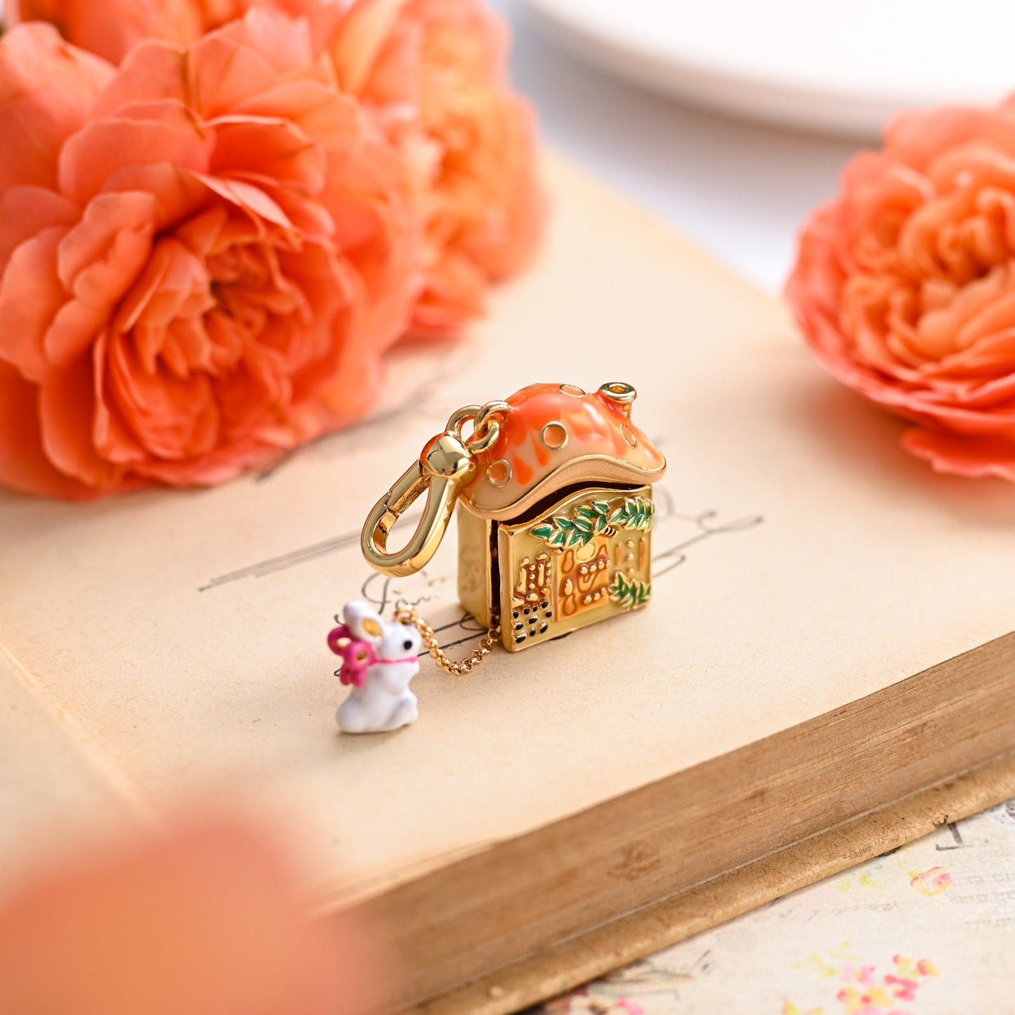 Odessa - Mushroom House Locket Necklace