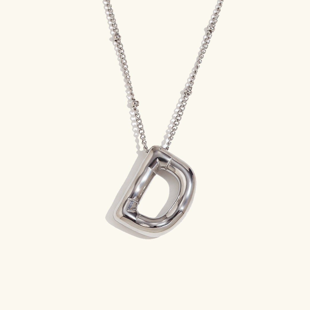Arabella - Balloon Letter Initial Necklace