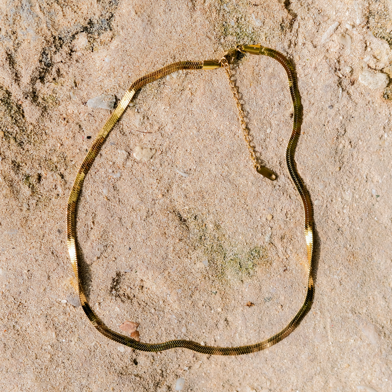 Emma - Bold Herringbone Necklace