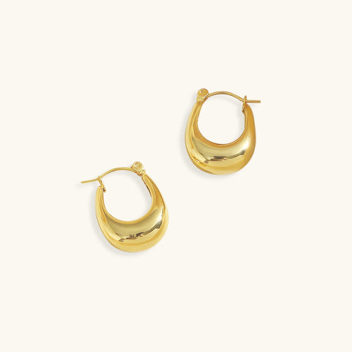 Evie - Gold Hoop Earrings