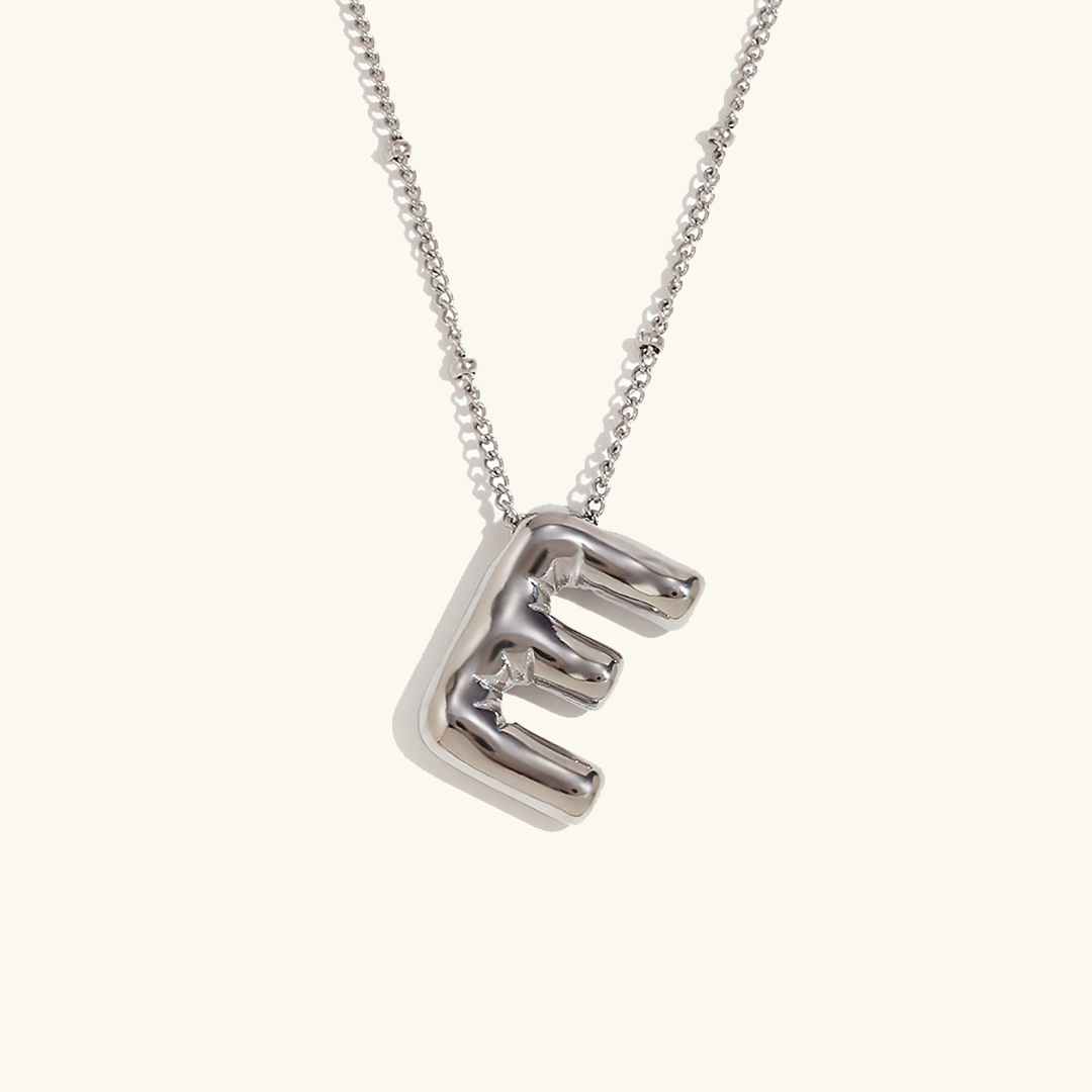 Arabella - Balloon Letter Initial Necklace