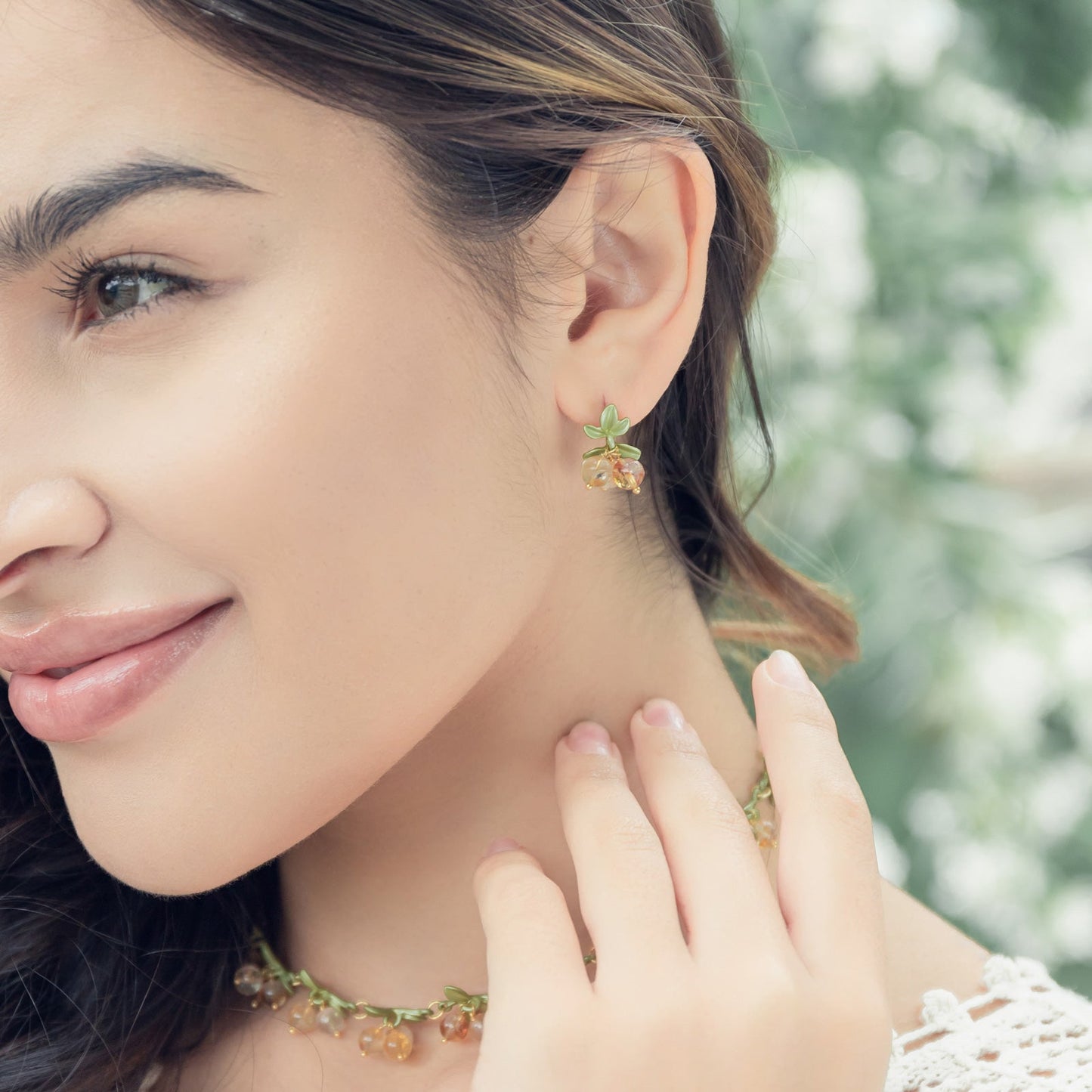 Leona - Gooseberry Stud Earrings