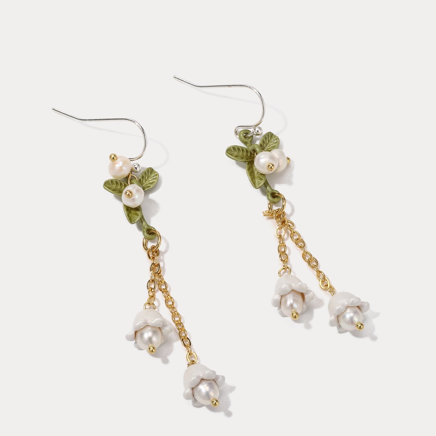 Pippa - Lily Of The Valley Tassel Earrings