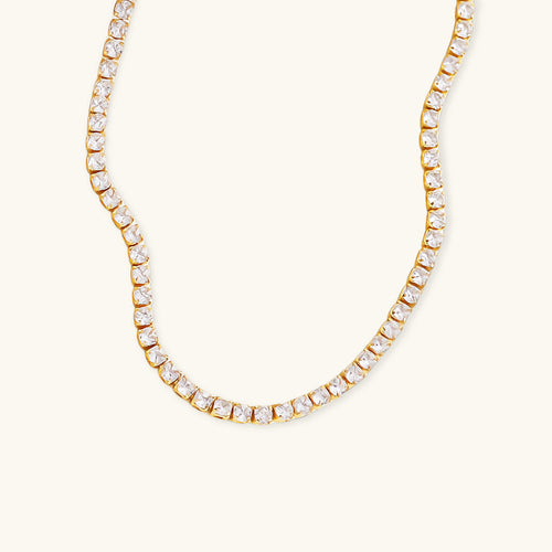 Edith - Diamond Tennis Necklace