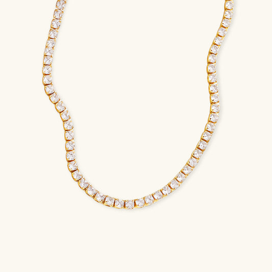 Edith - Diamond Tennis Necklace