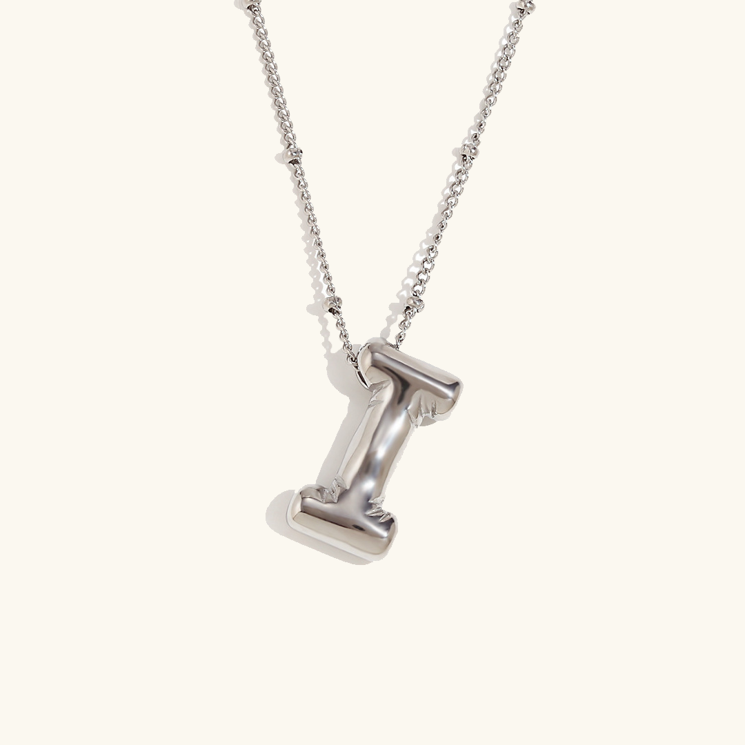 Arabella - Balloon Letter Initial Necklace