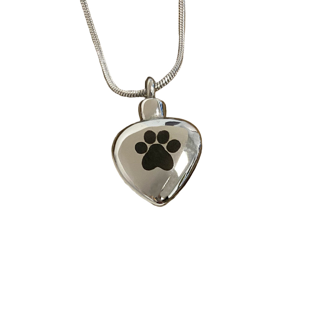 Selora - Heart Pendant with Paw Print