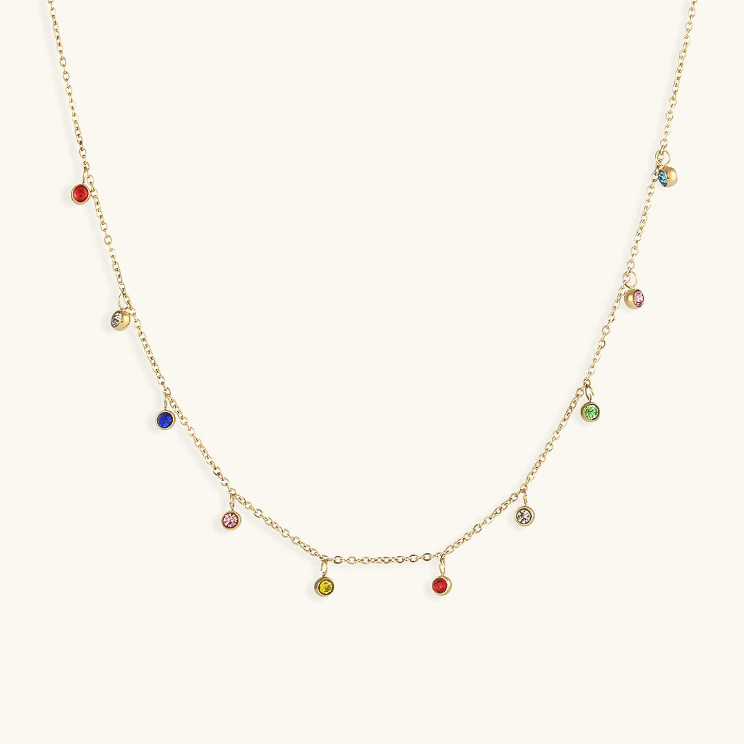 Colette - Gemstone Chain Necklace