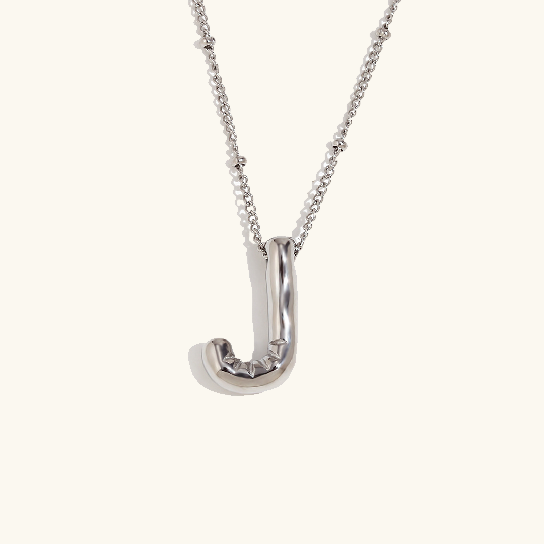 Arabella - Balloon Letter Initial Necklace