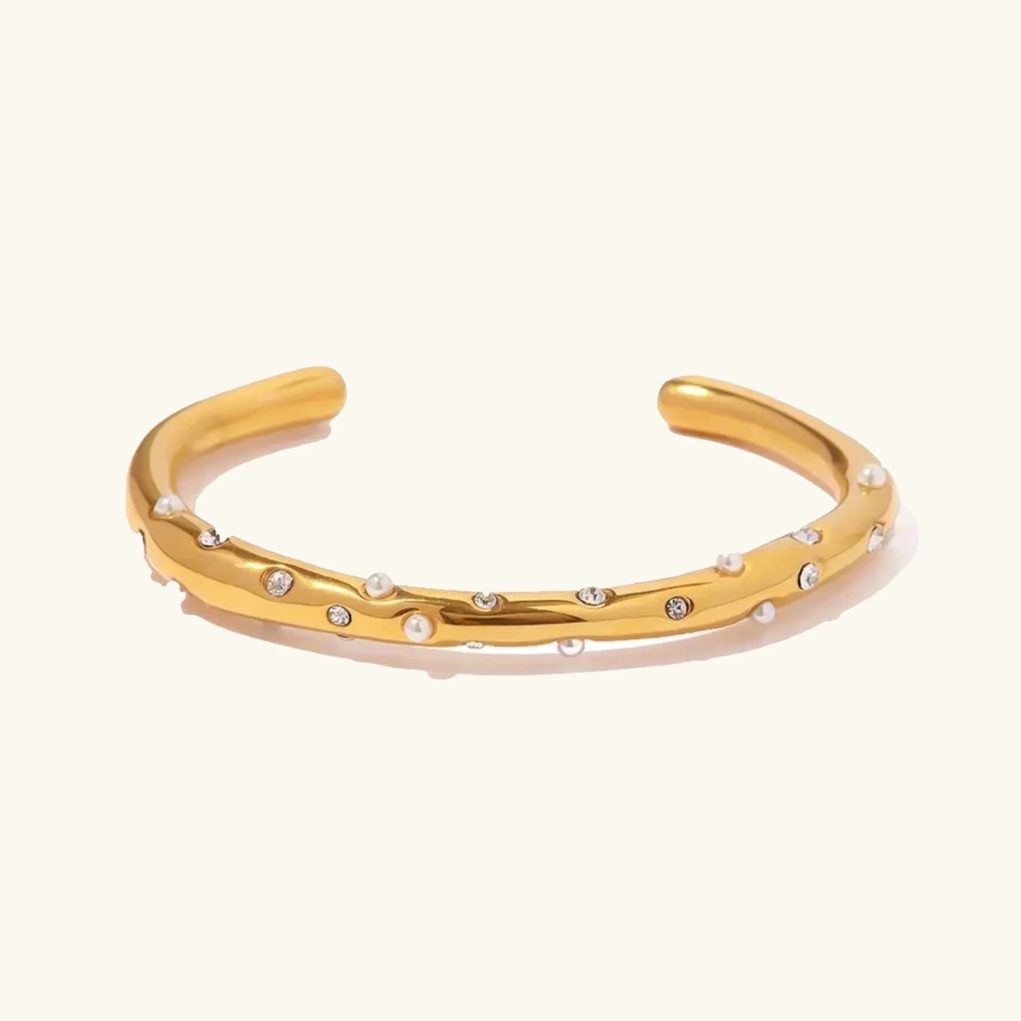 Corisande - Gold Gem Bangle