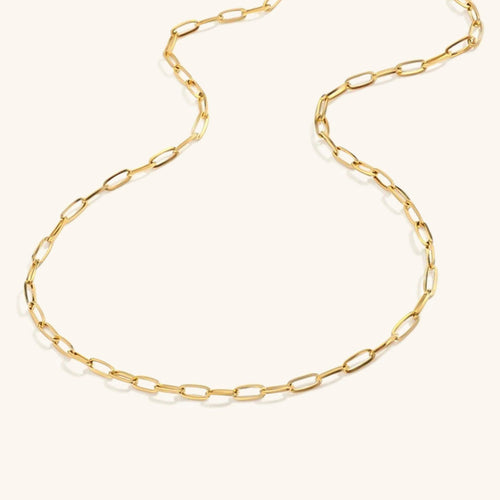 Leonie - Classic Paperclip Chain Necklace
