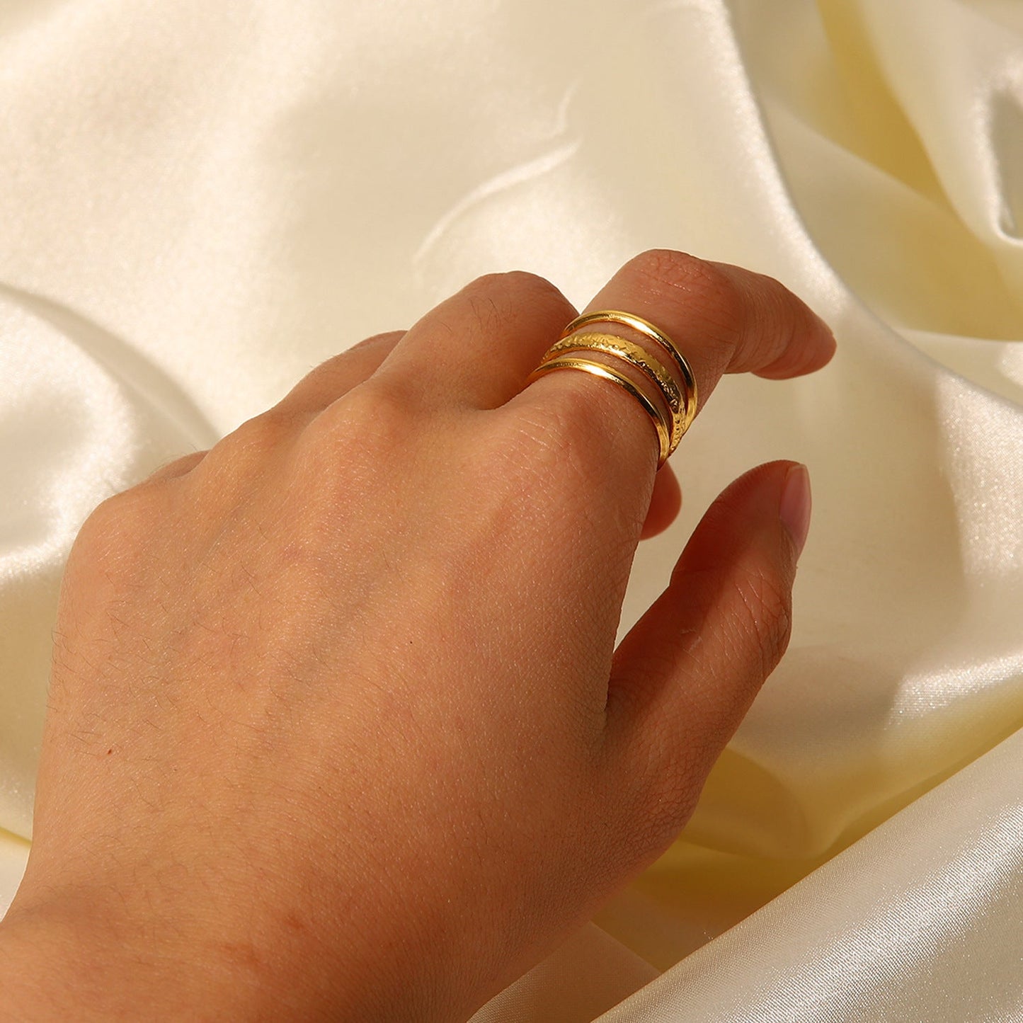 Esme - Layered Gold Ring