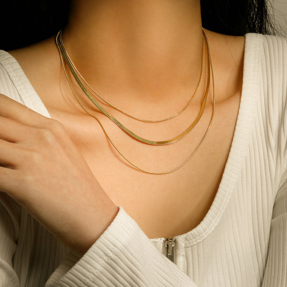 Zafina - Gold Chain Necklace
