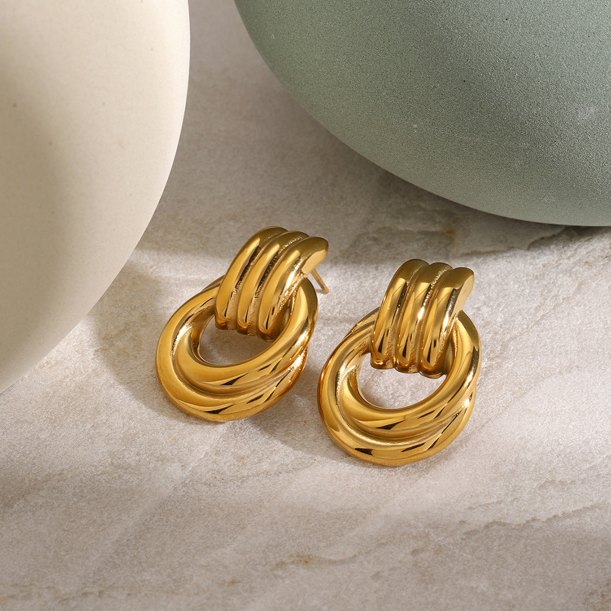 Nora - Layered Hoop Earrings