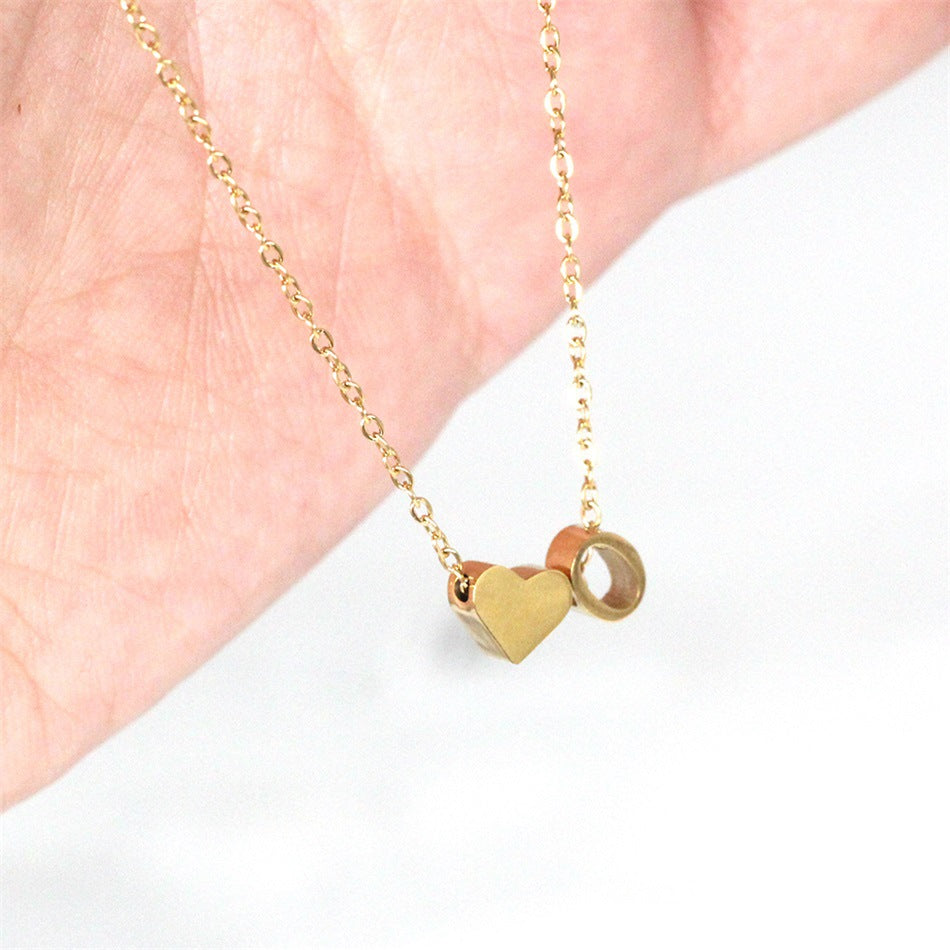 Mallory - Love Initial Letter Necklace