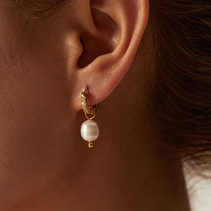 Ottilie - Pearl Earrings