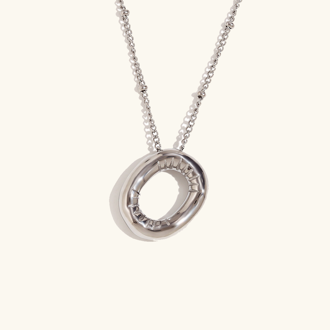 Arabella - Balloon Letter Initial Necklace