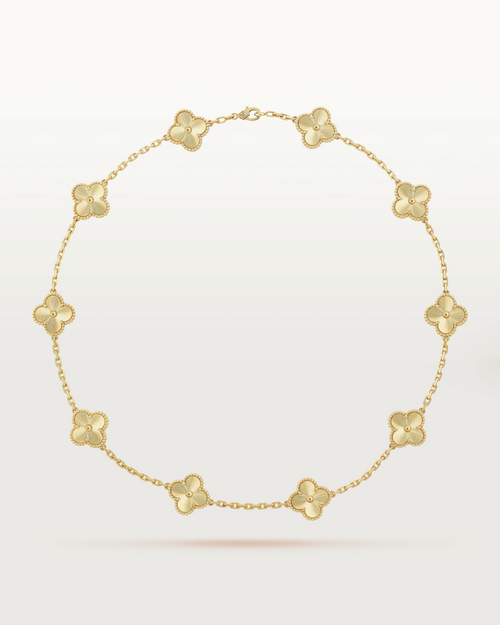Cathy - Clover Necklace Gold
