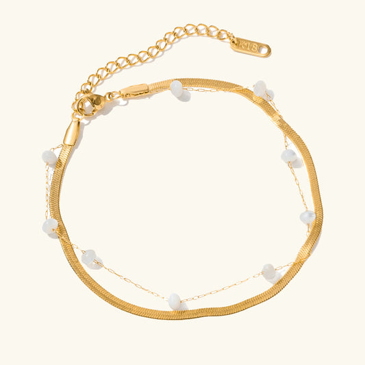Reese - Freshwater Pearl Anklet