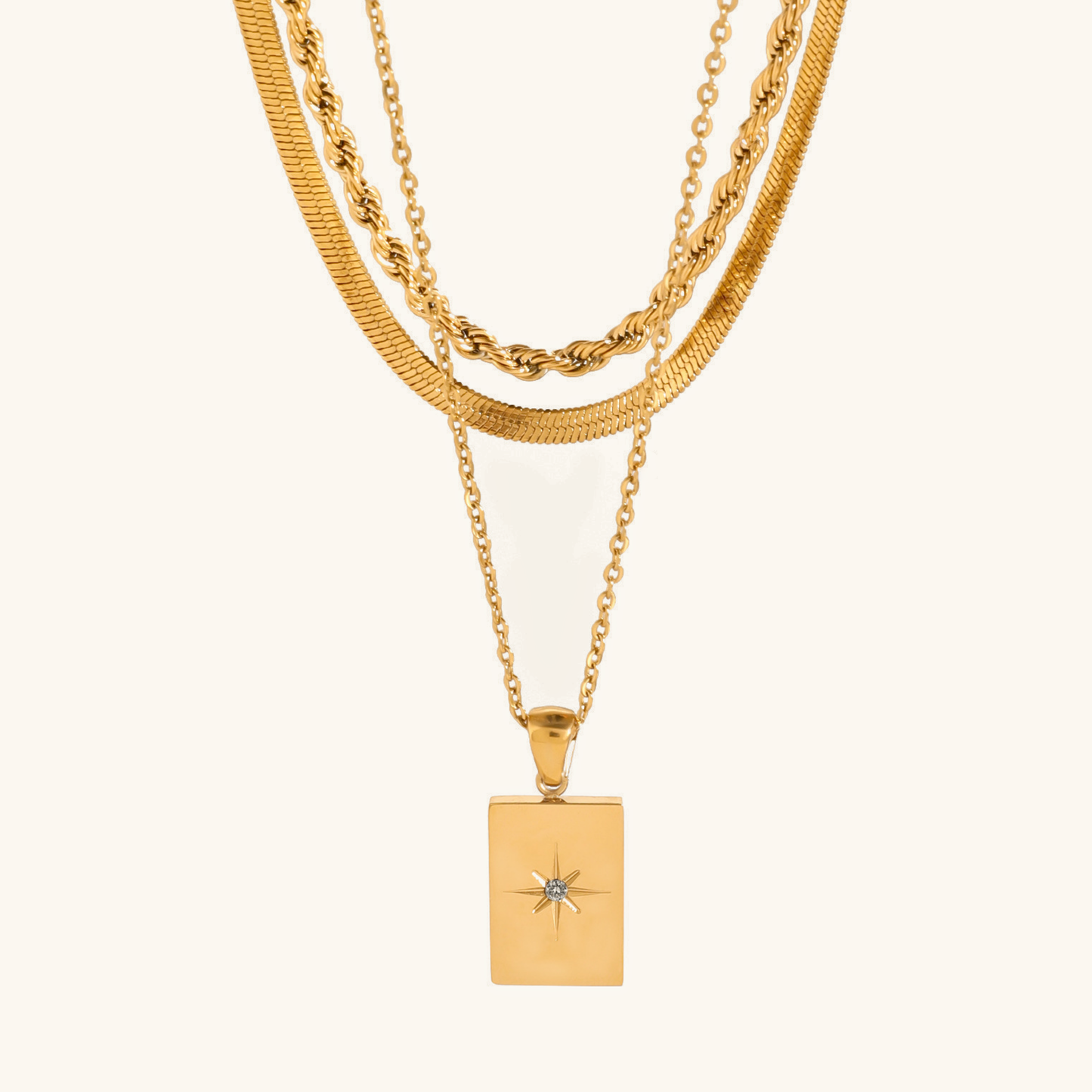 Clara - Layered Gold Necklace