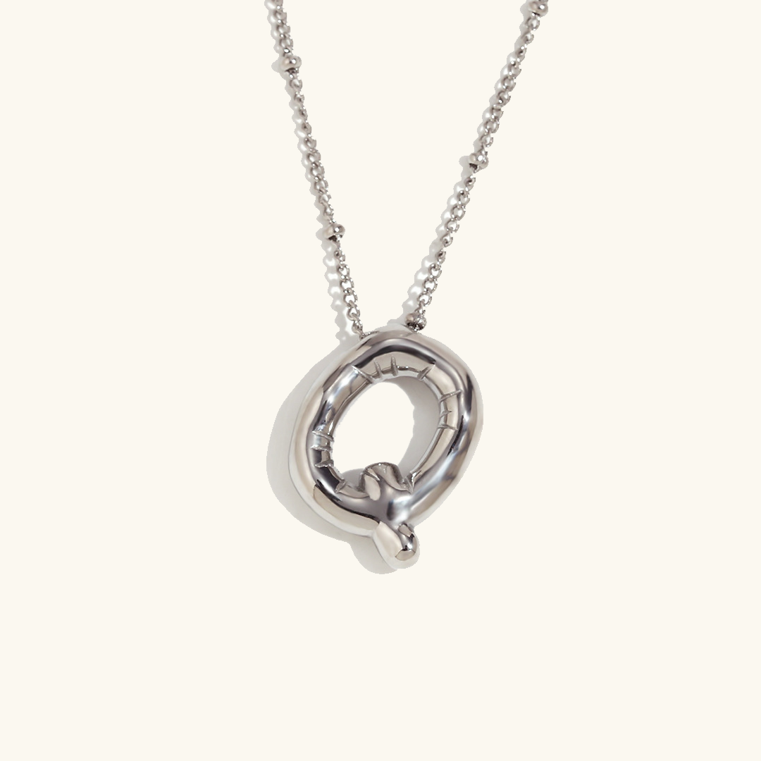 Arabella - Balloon Letter Initial Necklace