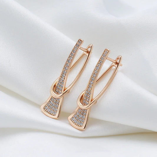 Alira - Layered Diamond Accented Earrings
