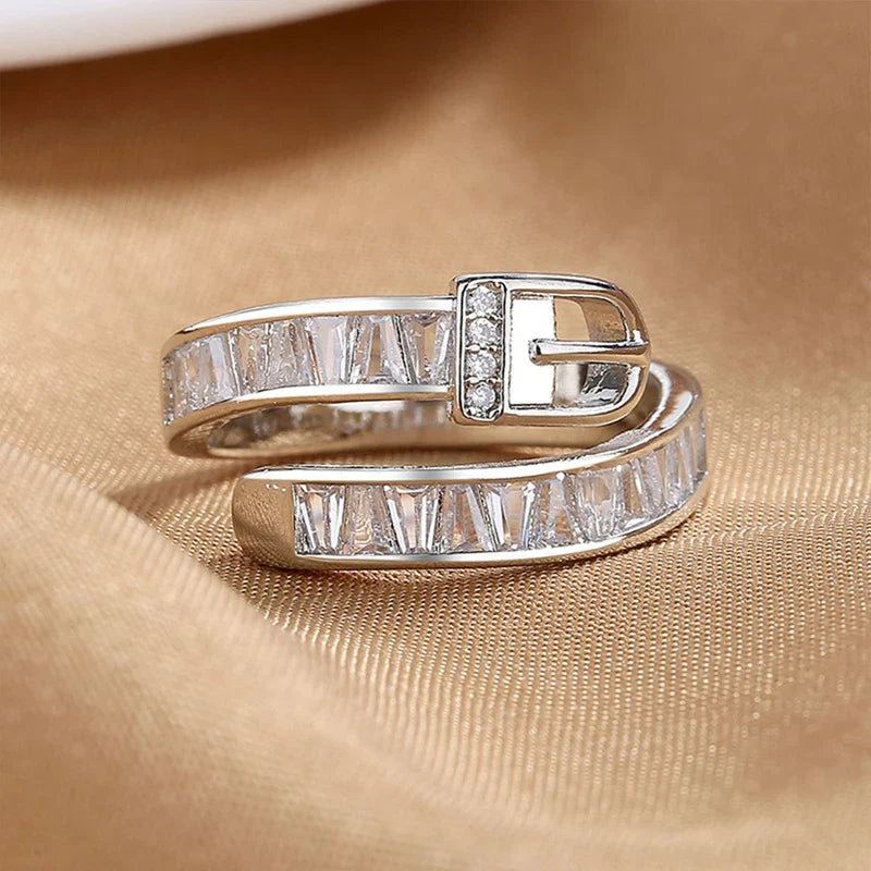 Fiona - Diamond Belt Ring