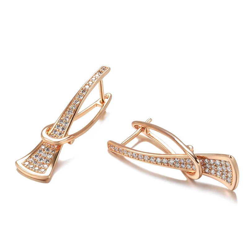 Alira - Layered Diamond Accented Earrings