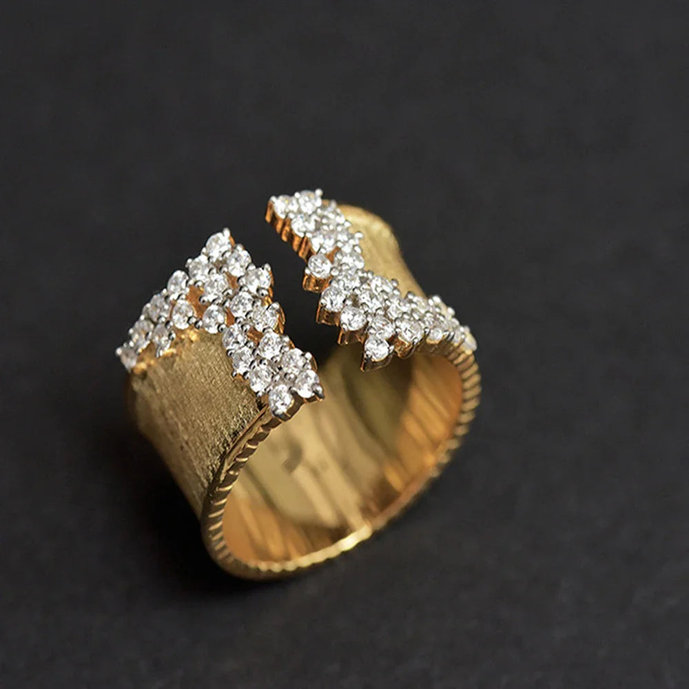 Talia - Diamond Sparkle Open Ring